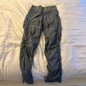 Lulu Lemon, grey, dance studio pants, size 4